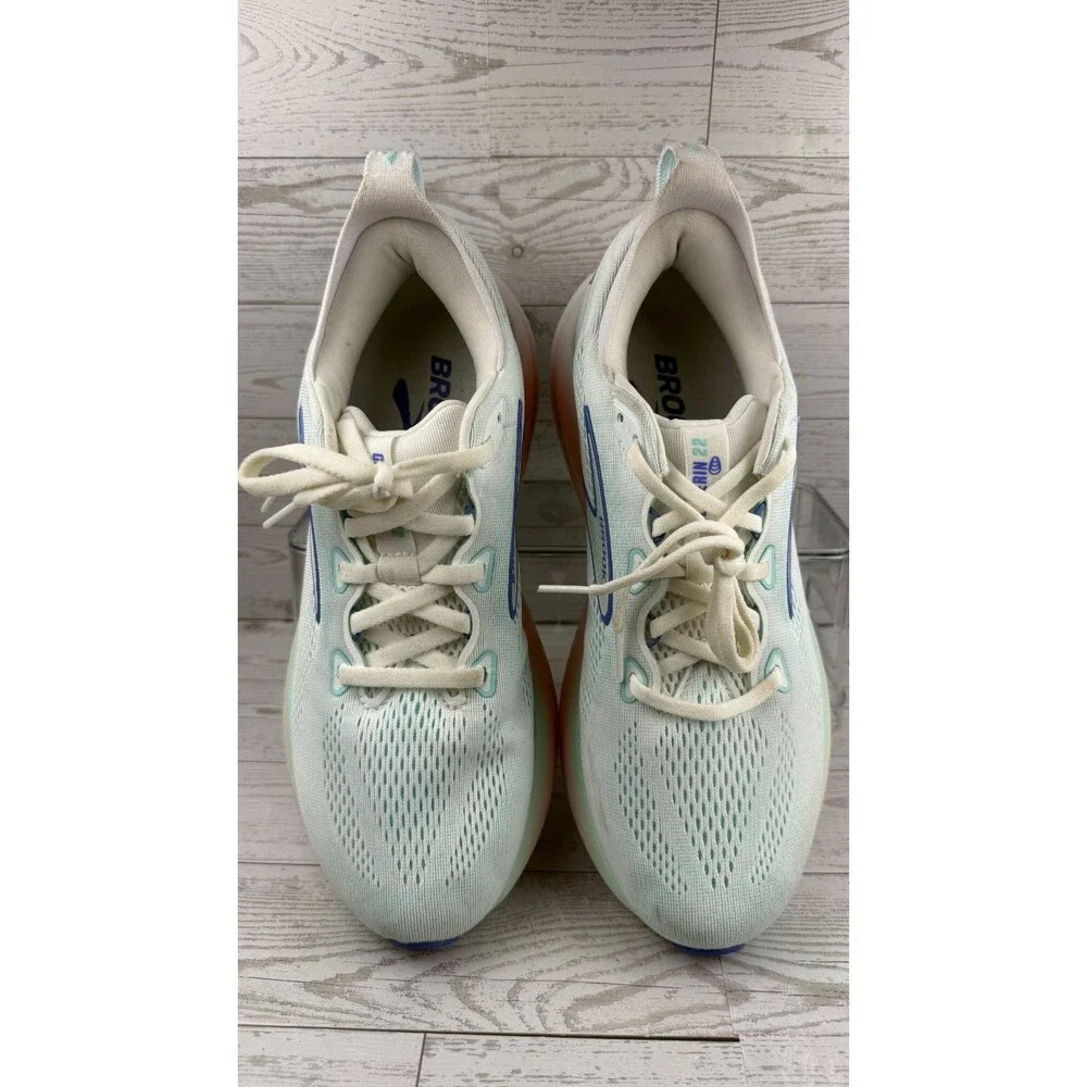 Brooks Glycerin 22 1204341B110 White 11.5B Womens Sneakers Running Shoes #507